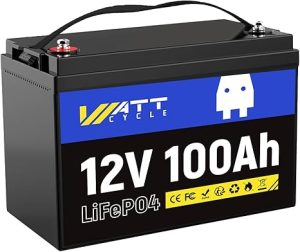 1. Wattcycle 12Volt Lithium Battery for RV