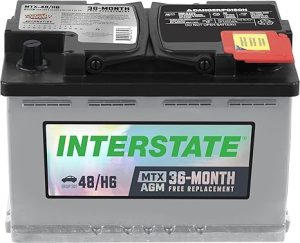 3. Interstate AGM Truck Replacement Battery