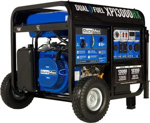 2. DuroMax XP13000HX Dual Fuel Portable Generator