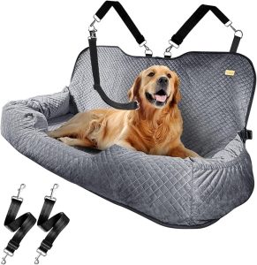 2. Kiusatig Large Dog Car Seat