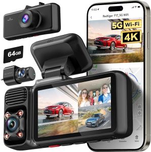 3. REDTIGER 4K 3 Channel Dash Cam