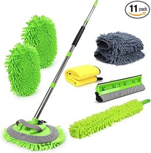 4. HITJOY 62'' Car Wash Brush with Long Handle