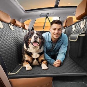 4. SHARLOVY Back Seat Extender for Dogs