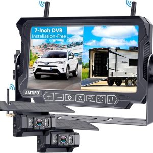 1. AMTIFO A9 RV Backup Camera Wireless Install-Free