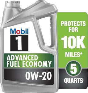 1. Mobil 1 Advanced 0W-20 Full Synthetic Motor Oil