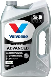 2. Valvoline Advanced 5W-30 Full Synthetic Motor Oil