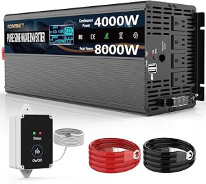 3. ROARBATT 4000W Pure Sine Wave Inverter