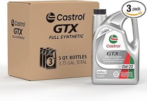 4. Castrol GTX 0W-20 Full Synthetic Motor Oil