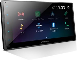 4. Pioneer Double-DIN with Apple CarPlay