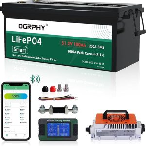 1. OGRPHY 48 Volt Lithium Battery for Golf Cart