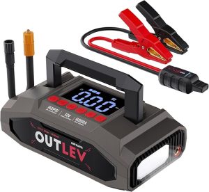2. Outlev Jump Starter with Air Compressor