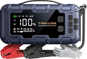 3. TREKURE 10-in-1 Portable Car Battery Jump Starter