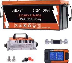 4. CHINS 48V Lithium Battery for Golf Cart