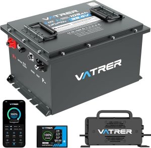 4. VATRER POWER 36V Lithium Golf Cart Battery