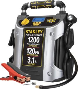 6. Stanlety Jump Starter with Air Compressor