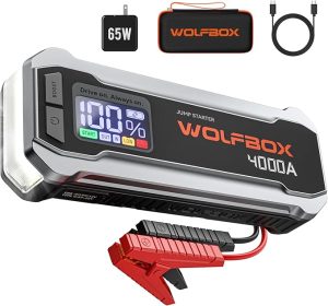 6. WOLFBOX 4000A Jump Starter