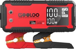 7. GOOLOO GT4000S Portable Car Battery Jump Starter