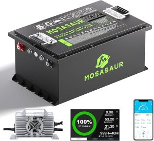 7. Mosasaur 48V Golf Cart Lithium Battery