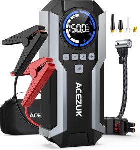 9. ACEZUK Jump Starter with Air Compressor