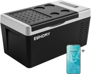 2. EUHOMY 12 Volt Car Refrigerator