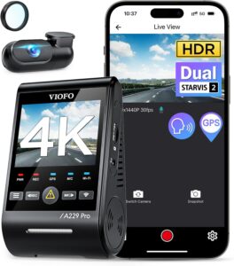 VIOFO A229 Pro 4K HDR Dash Cam